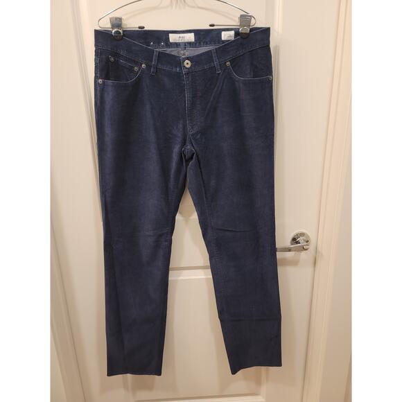 Men's Brax Chuck Modern Fit Blue Corduroy Pants - Picture 4 of 10